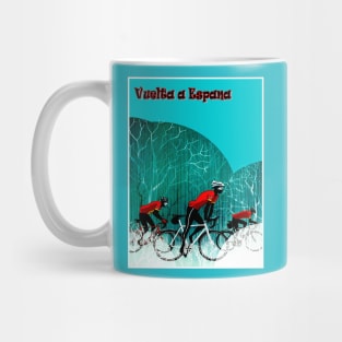 Vuelta a Espana Bicycle Racing Advertising Print Mug